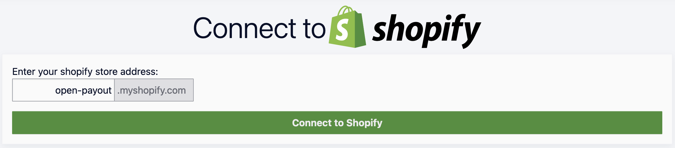 Enter Shopify Address Prompt